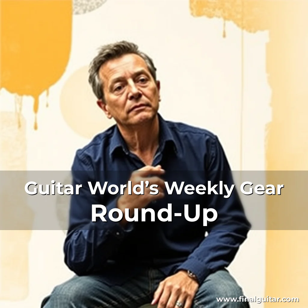 Artistic representation for Guitar World’s Weekly Gear Round-Up