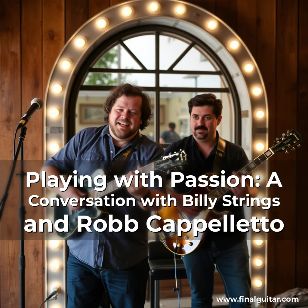 Artistic representation for Playing with Passion: A Conversation with Billy Strings and Robb Cappelletto