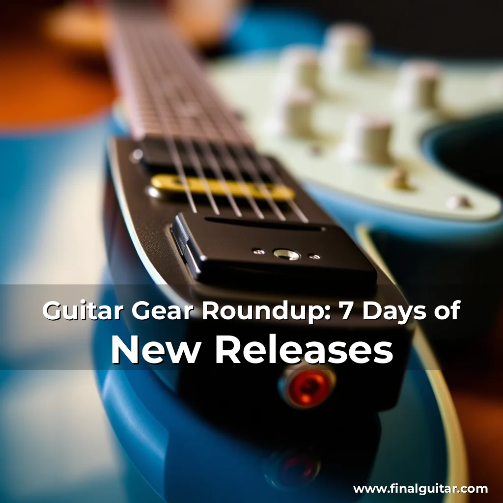 Artistic representation for Guitar Gear Roundup: 7 Days of New Releases