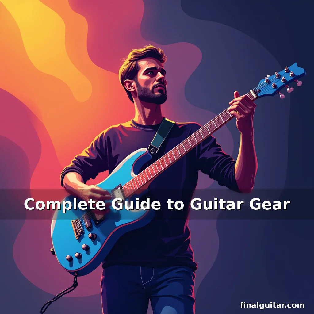 Artistic representation for Complete Guide to Guitar Gear