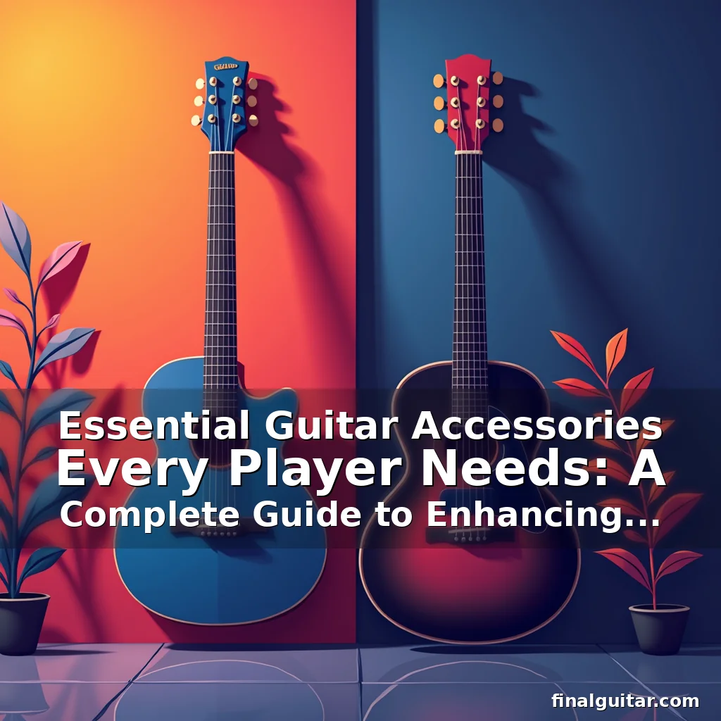 Artistic representation for Essential Guitar Accessories Every Player Needs: A Complete Guide to Enhancing Your Setup