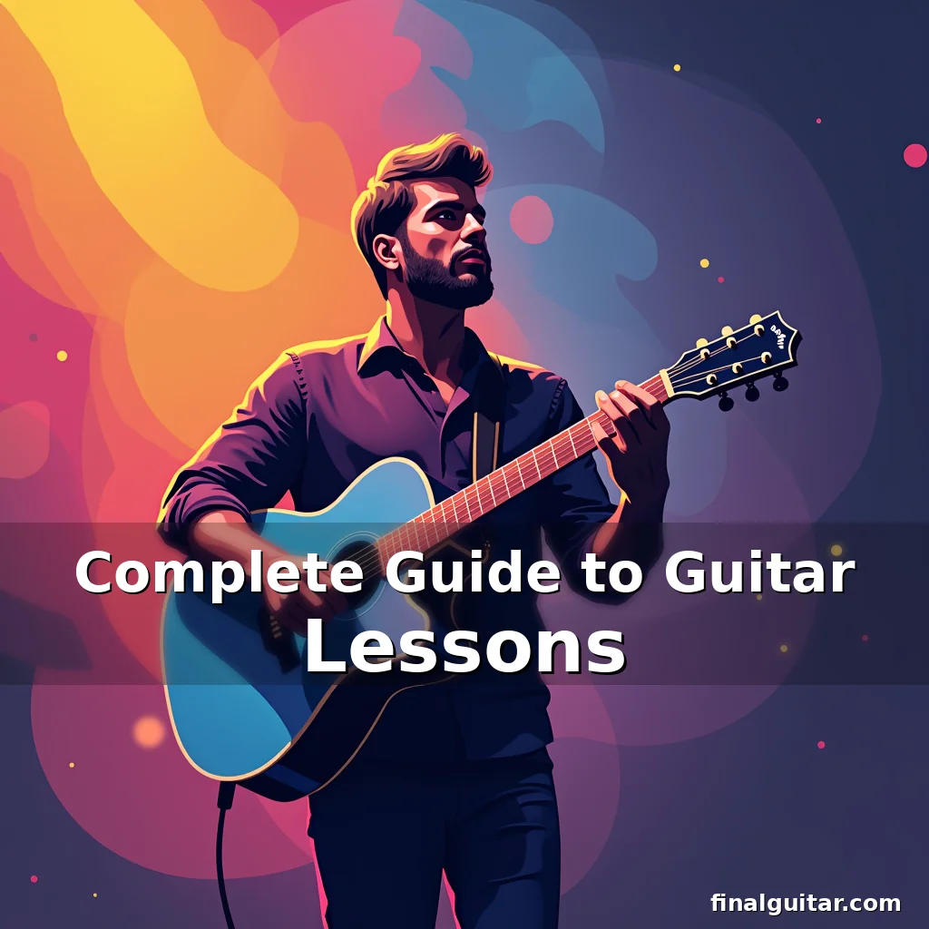 Artistic representation for Complete Guide to Guitar Lessons