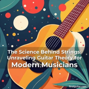 Artistic representation for The Science Behind Strings: Unraveling Guitar Theory for Modern Musicians