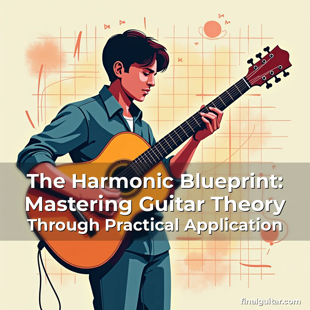 Artistic representation for The Harmonic Blueprint: Mastering Guitar Theory Through Practical Application