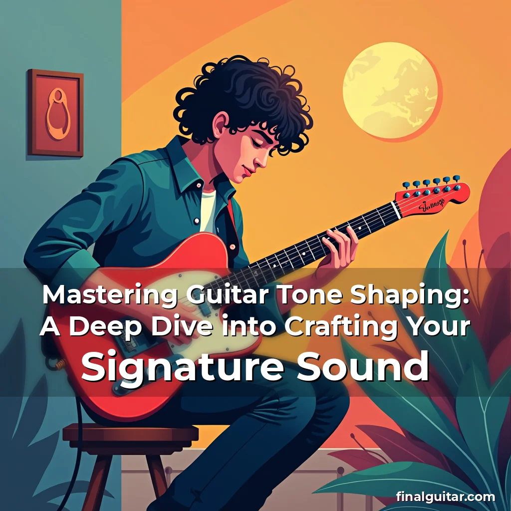 Artistic representation for Mastering Guitar Tone Shaping: A Deep Dive into Crafting Your Signature Sound