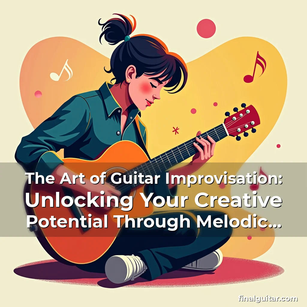 Artistic representation for The Art of Guitar Improvisation: Unlocking Your Creative Potential Through Melodic Expression