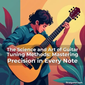 Artistic representation for The Science and Art of Guitar Tuning Methods: Mastering Precision in Every Note