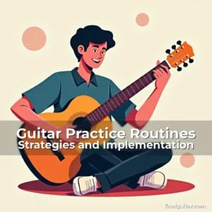 Artistic representation for Guitar Practice Routines Strategies and Implementation