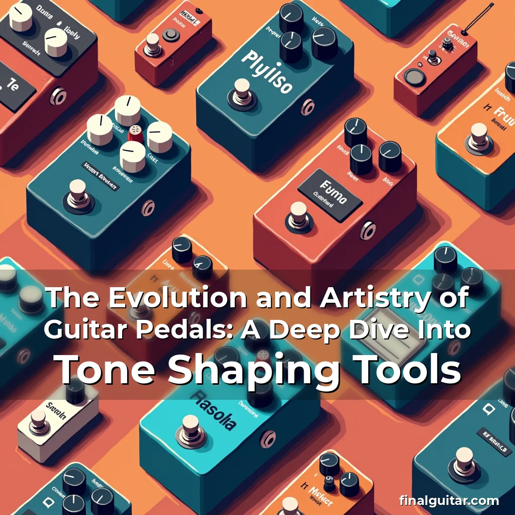 Artistic representation for The Evolution and Artistry of Guitar Pedals: A Deep Dive Into Tone Shaping Tools