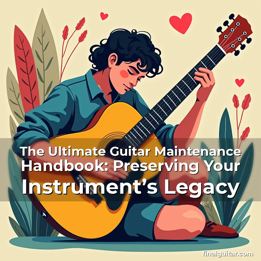 Artistic representation for The Ultimate Guitar Maintenance Handbook: Preserving Your Instrument’s Legacy