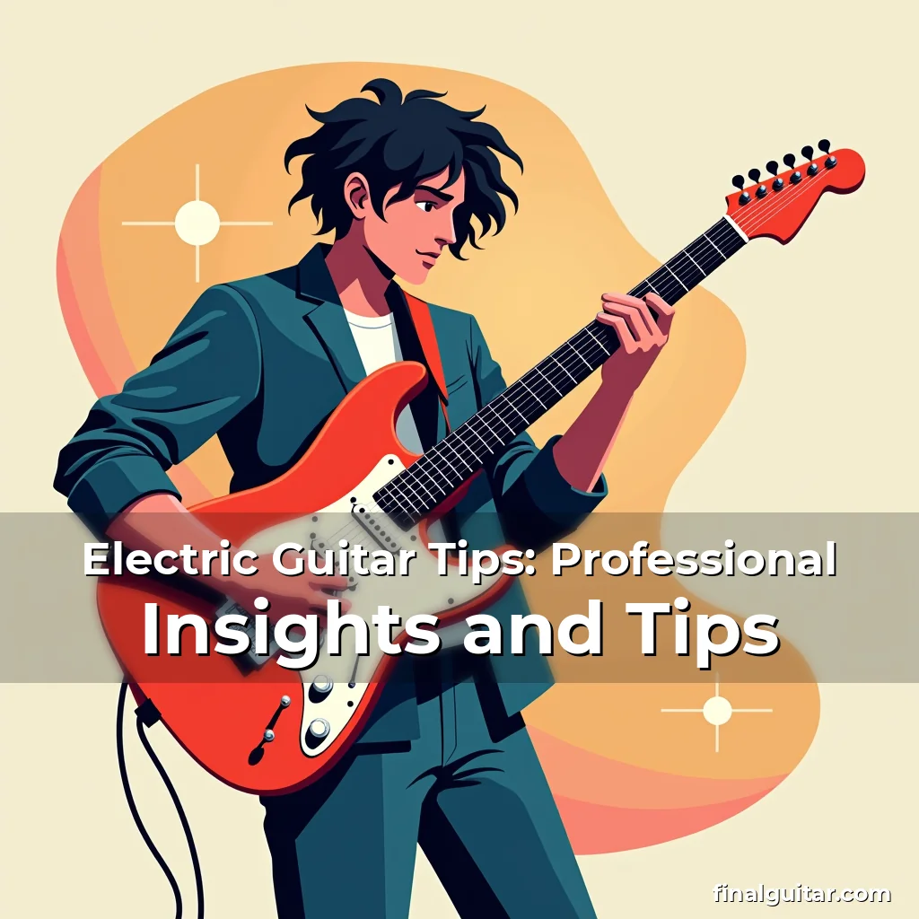 Artistic representation for Electric Guitar Tips: Professional Insights and Tips