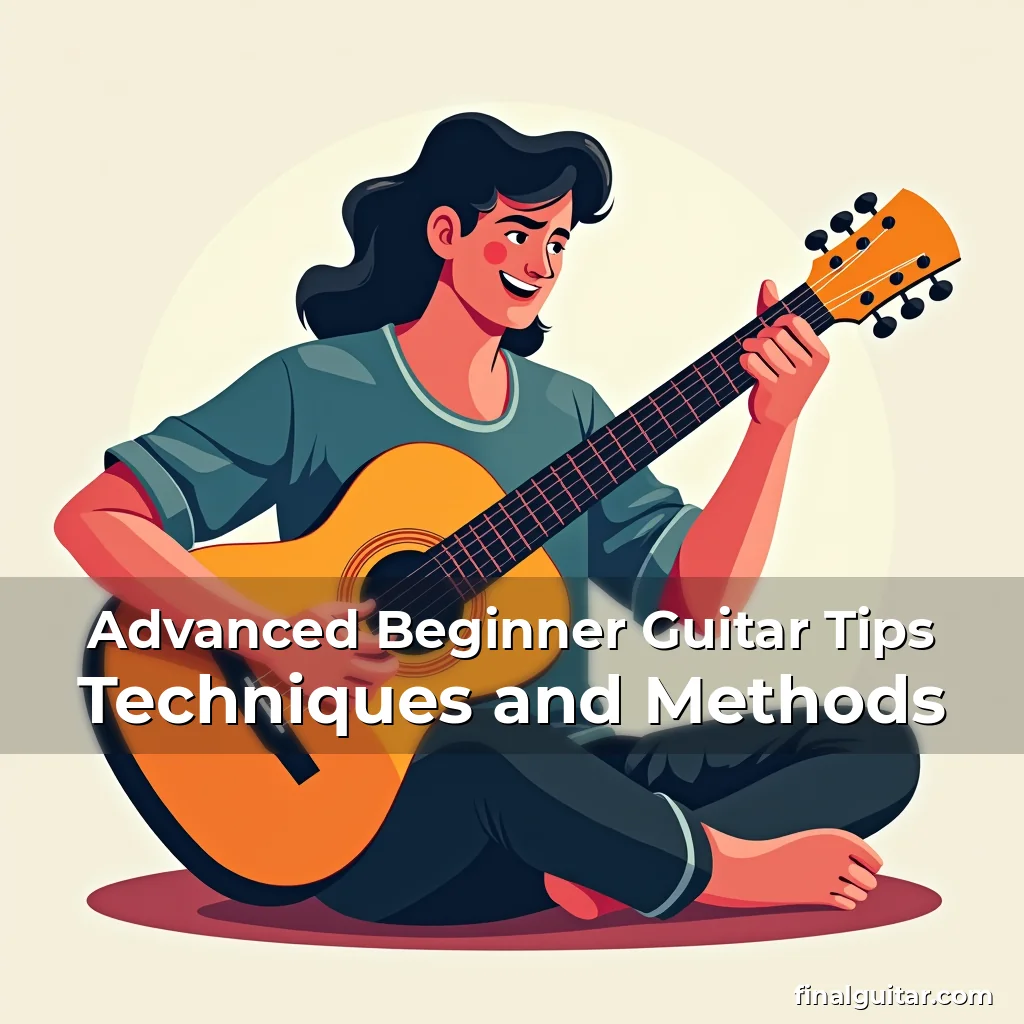 Artistic representation for Advanced Beginner Guitar Tips Techniques and Methods