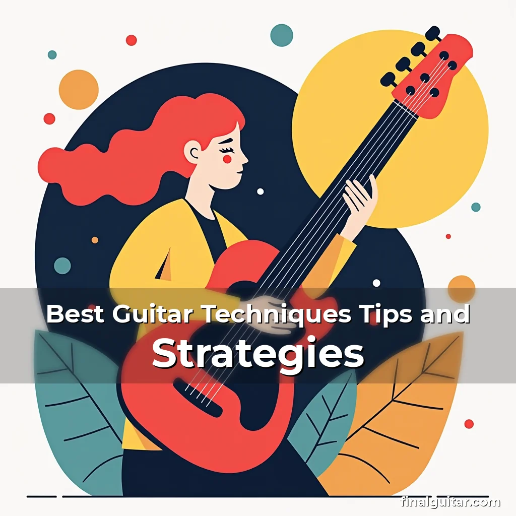 Artistic representation for Best Guitar Techniques Tips and Strategies